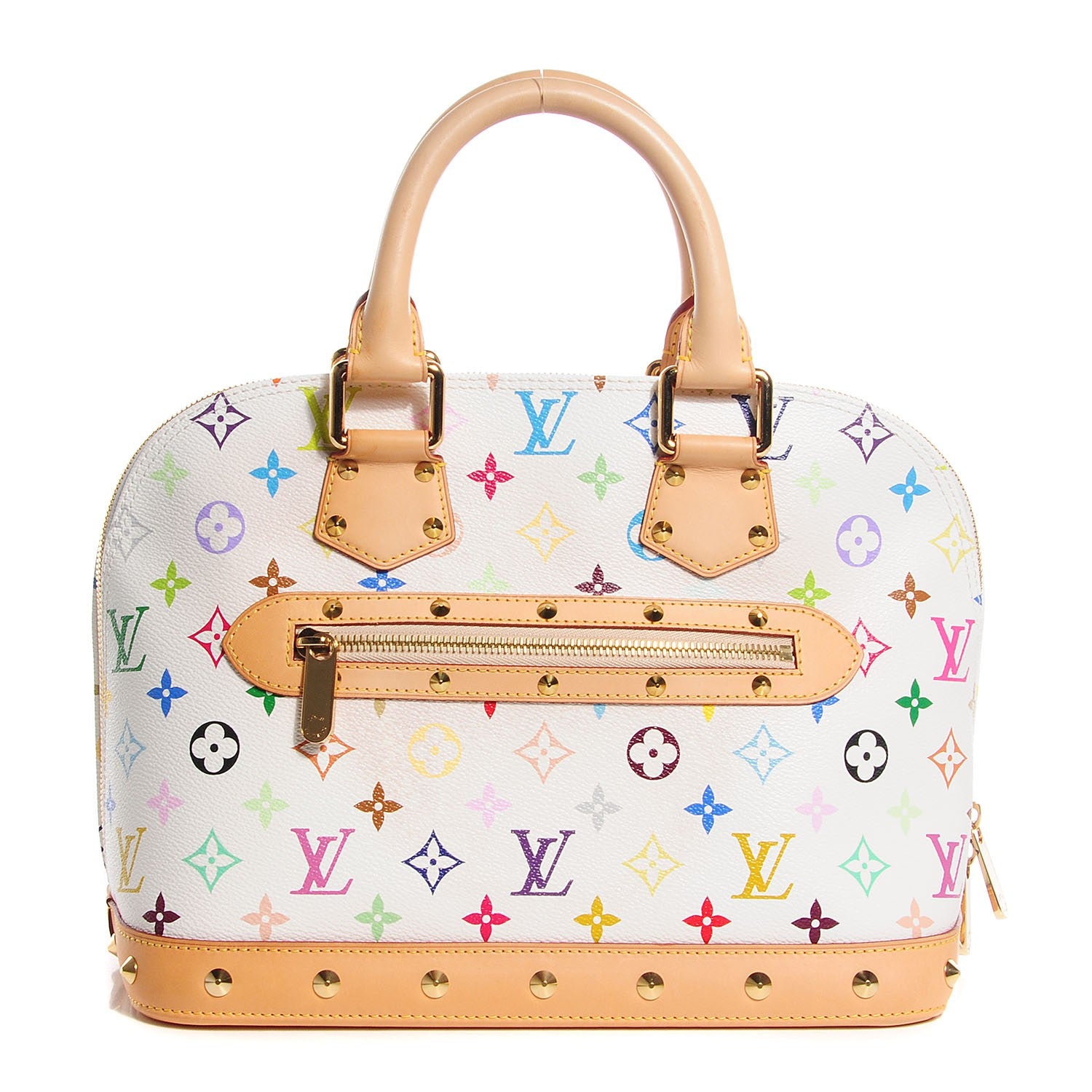Louis Vuitton Monogram Multicolor Alma White 1 of 8