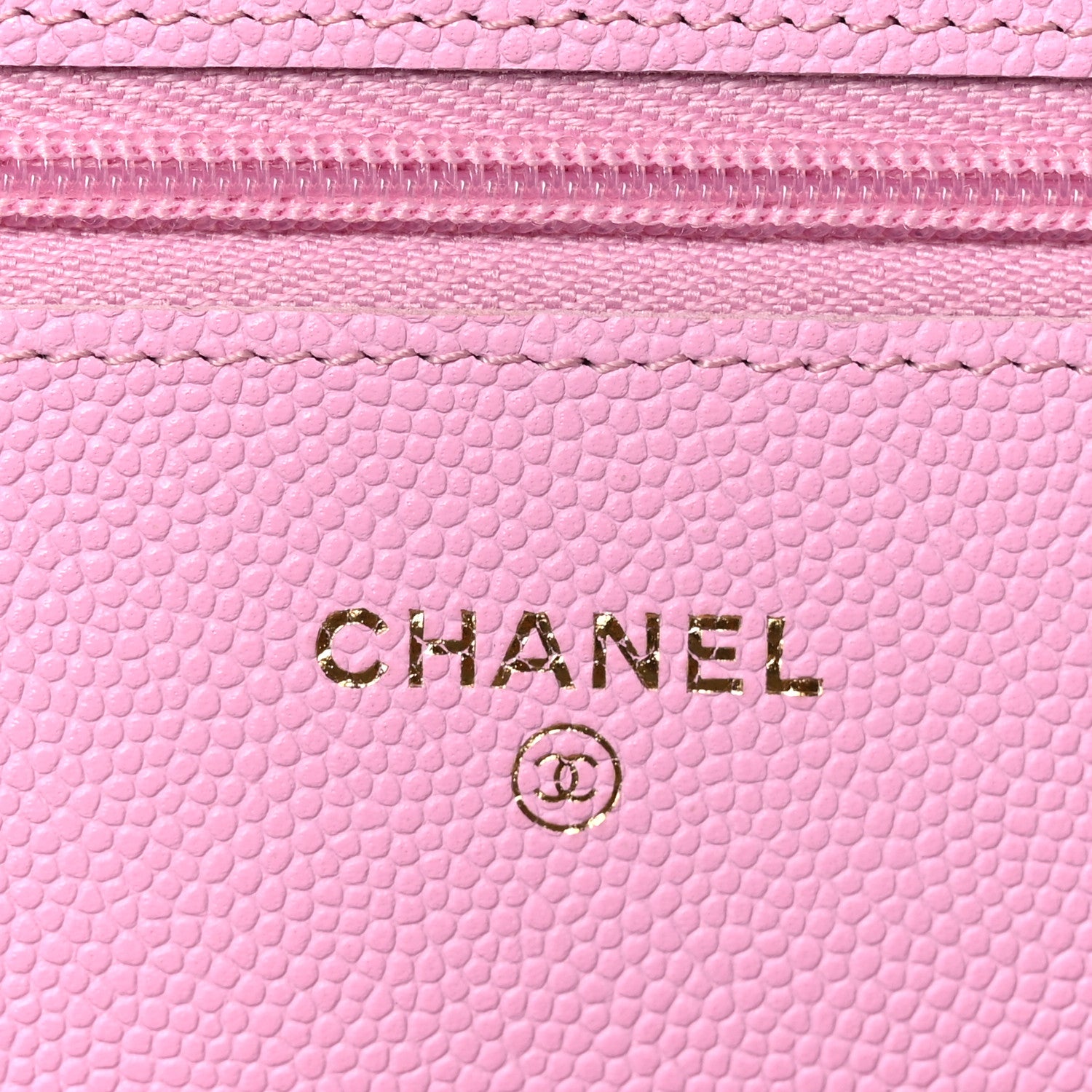 Chanel Caviar Quilted Wallet On Chain WOC Pink 7 of 13