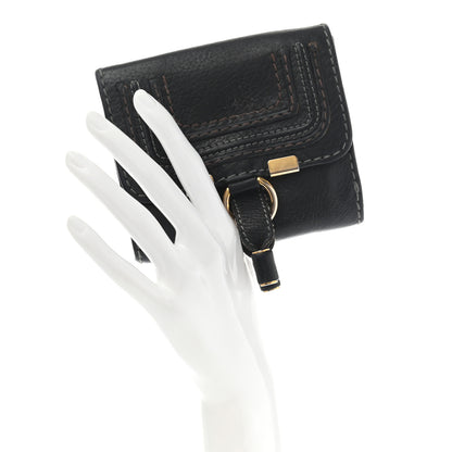 Chloe Grained Calfskin Marcie Square Wallet Black 2 of 19