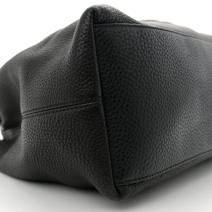 Gucci Pebbled Calfskin Studded Medium Soho Chain Shoulder Bag Black 9 of 13