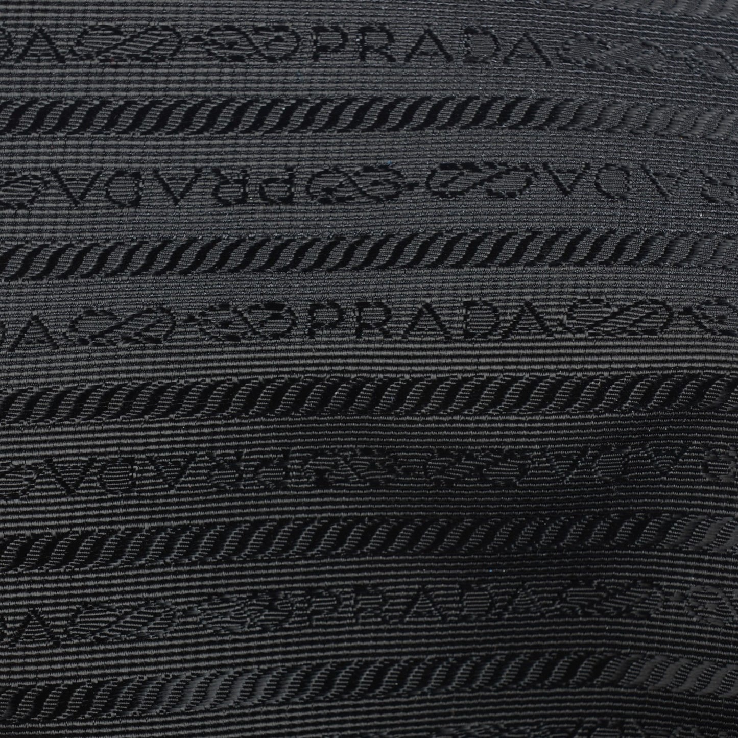 Tessuto Nylon Vitello Daino Tote Nero Black