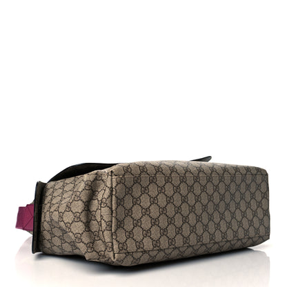 Gucci GG Plus Monogram Messenger Diaper Bag Fuchsia 5 of 12