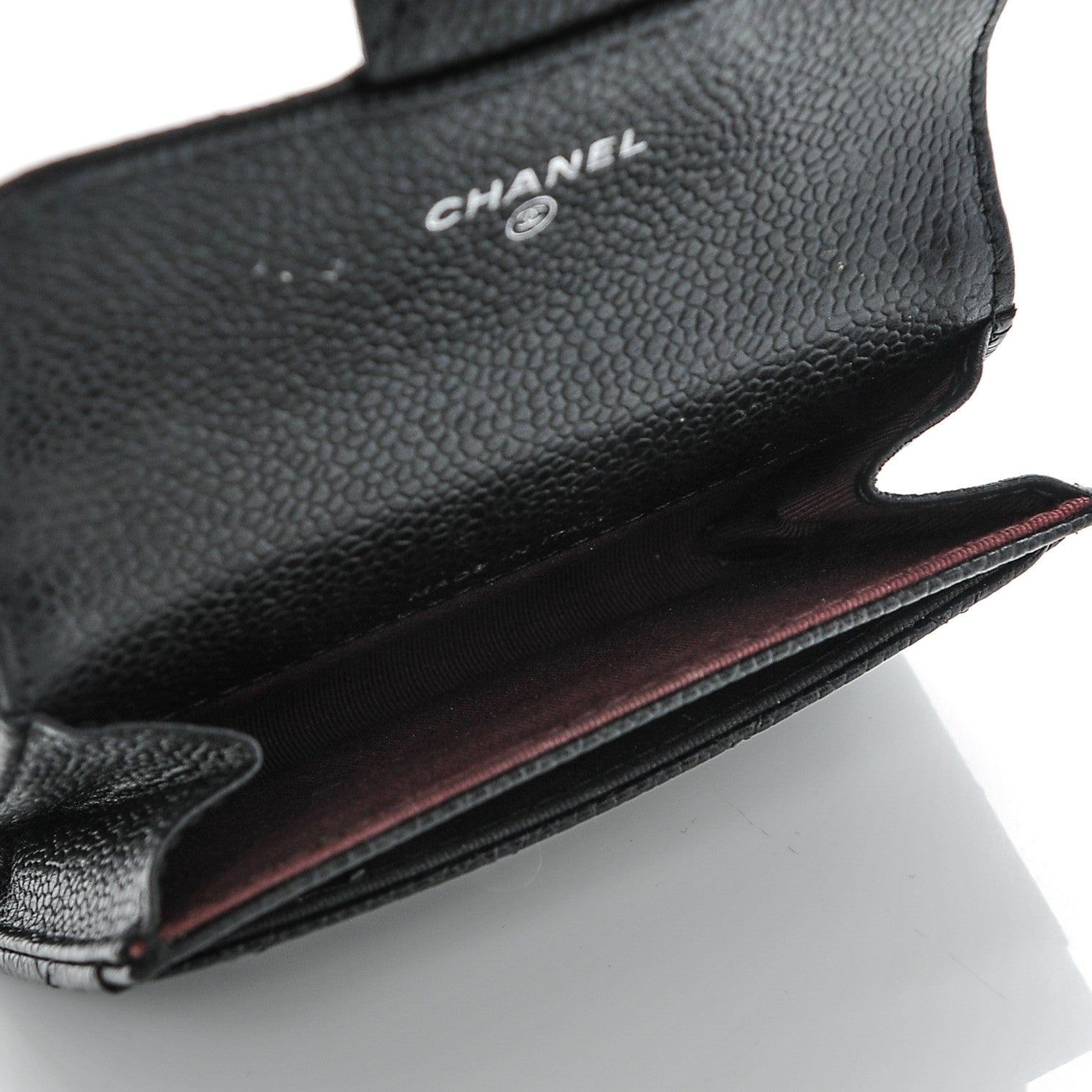 Chanel Caviar Quilted Flap Card Holder Black 5 of 8