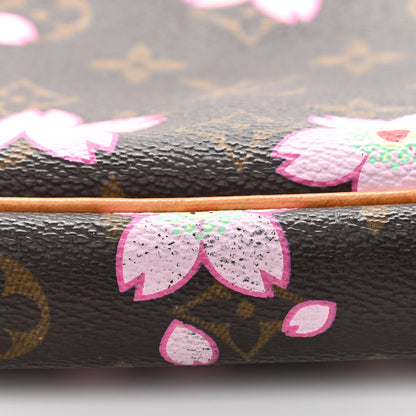 Louis Vuitton Monogram Cherry Blossom Pochette Accessories Brown 9 of 12