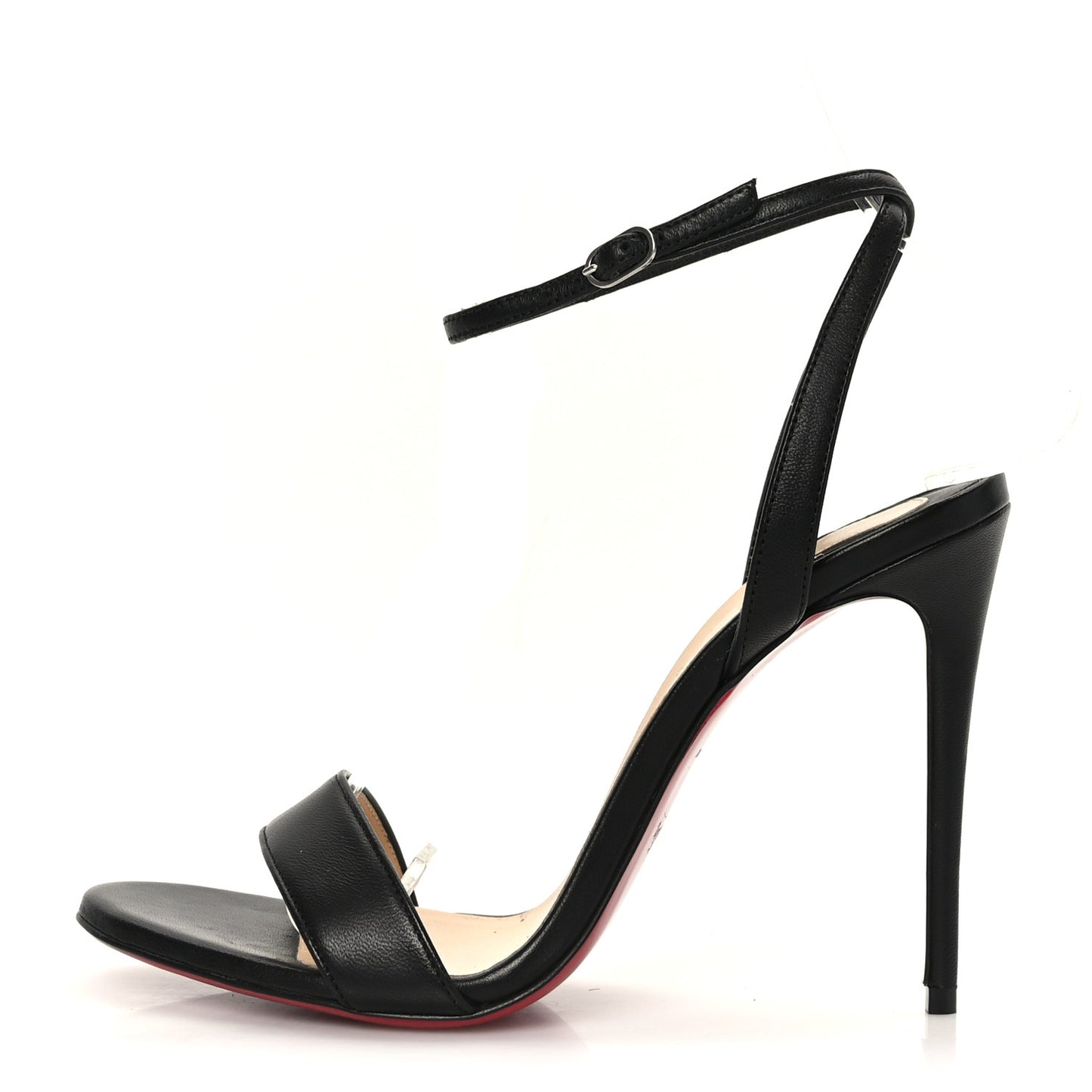 Nappa Loubigirl 100 Sandals 36 Black