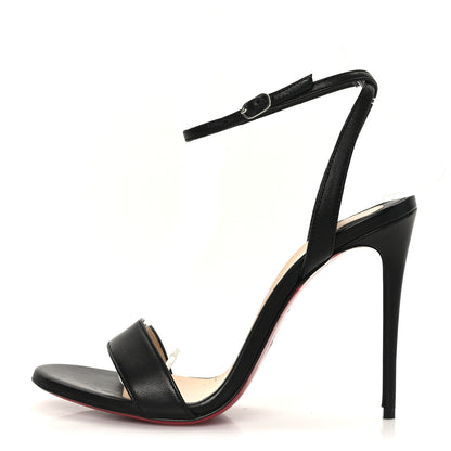 Christian Louboutin Nappa Loubigirl 100 Sandals 36 Black 1 of 7
