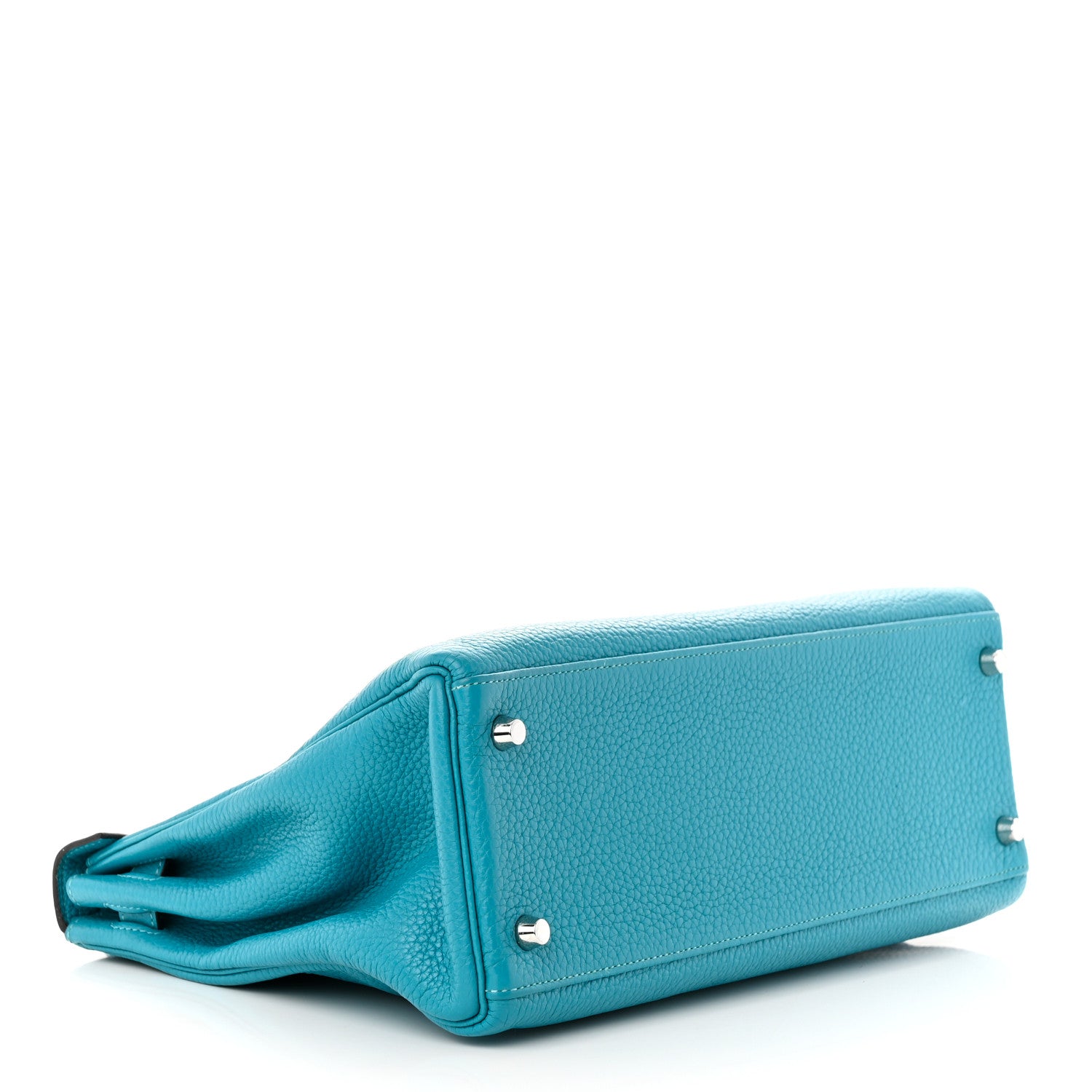 Hermes Togo Kelly Retourne 32 Bleu Paon 4 of 11