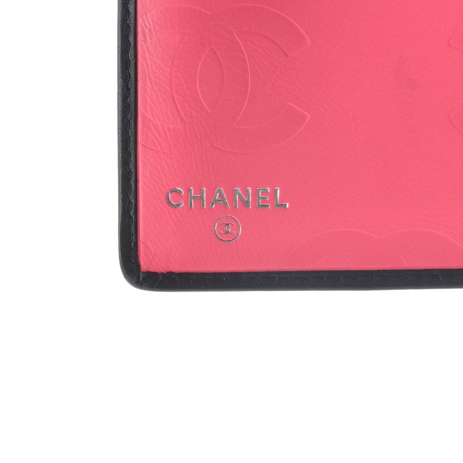 Chanel Calfskin Quilted Cambon Yen Wallet Black 7 of 12