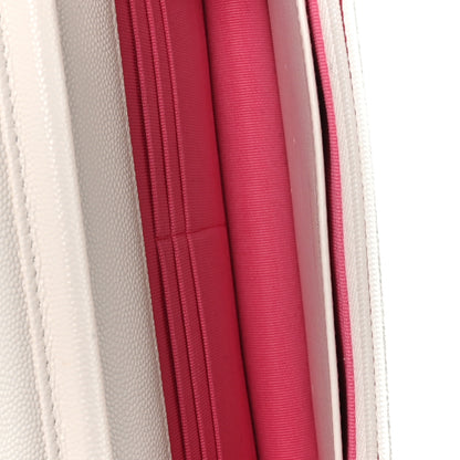 Chanel Caviar Quilted Chanel 19 Wallet on Chain WOC White Pink 5 of 11