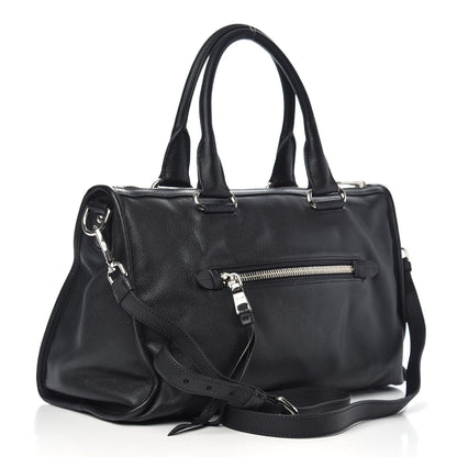 Prada Vitello Phenix Shopping Satchel Black 3 of 9