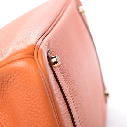 Hermes Togo Birkin 35 Orange 36 of 41