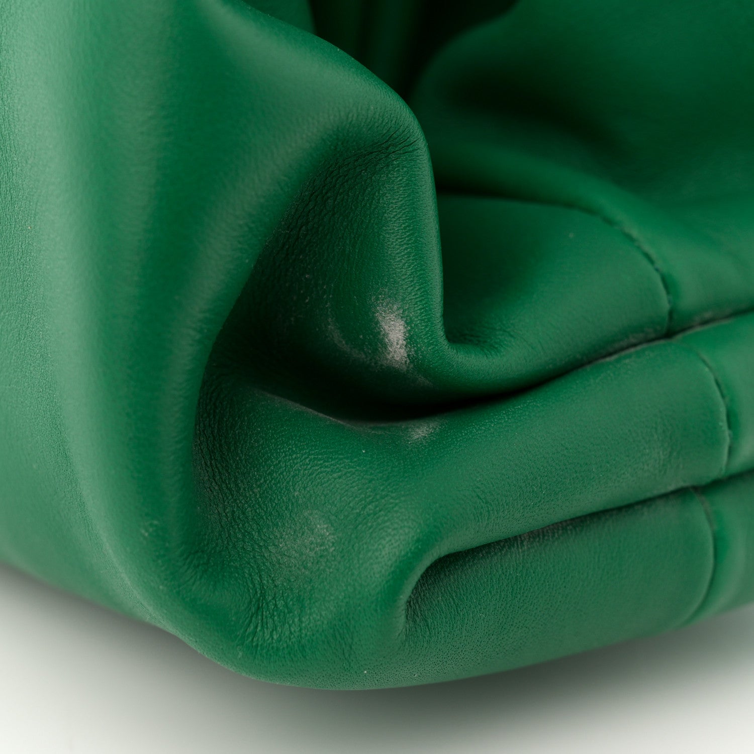Bottega Veneta Smooth Butter Calf The Pouch Oversized Clutch Racing Green 12 of 12