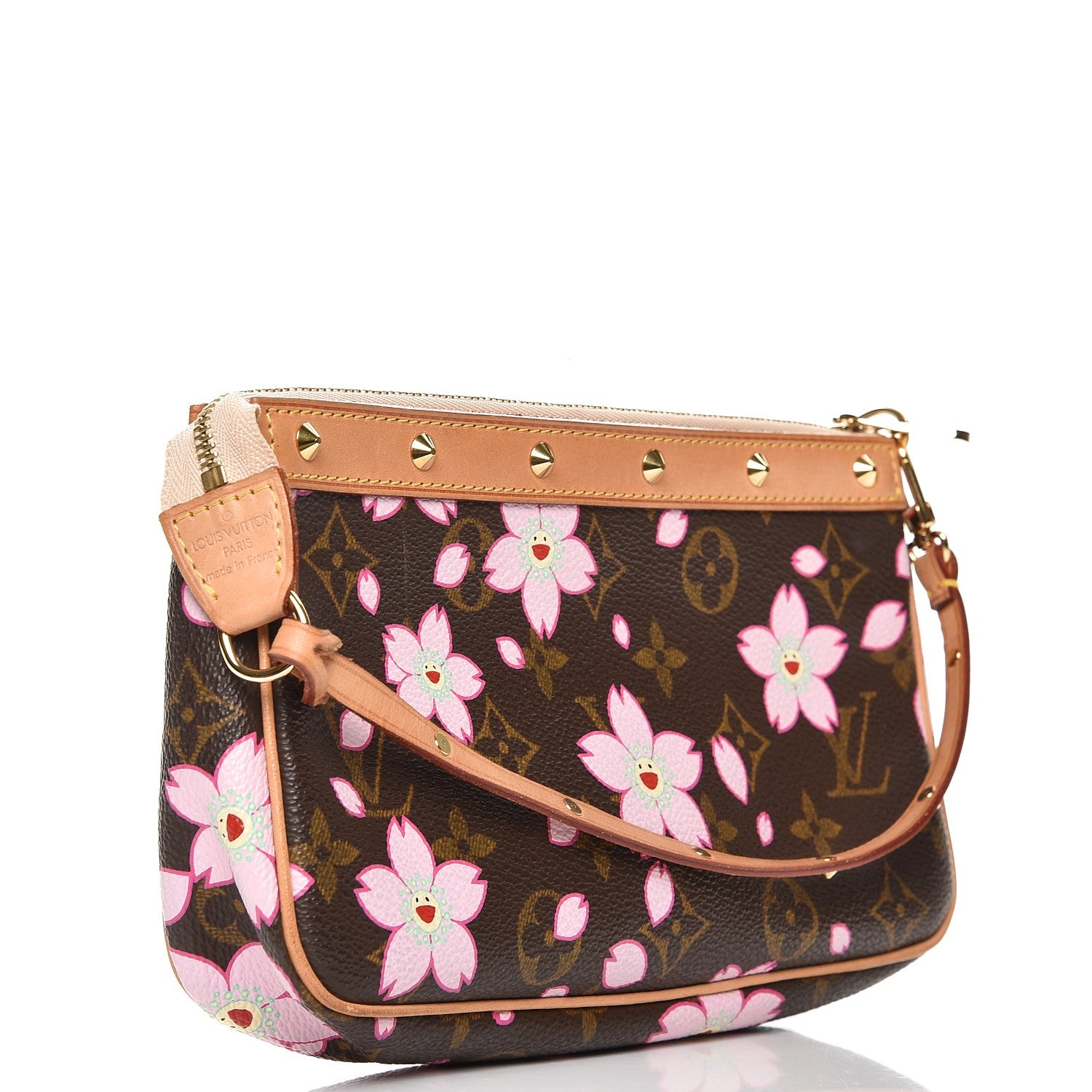 Louis Vuitton Monogram Cherry Blossom Pochette Accessories Brown 3 of 7