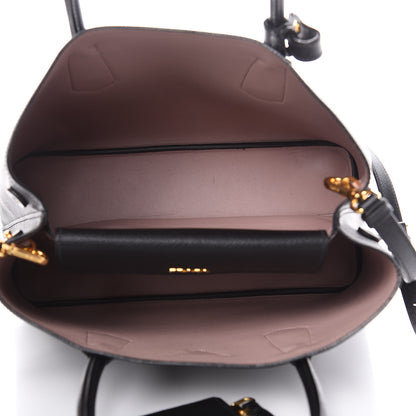 Prada Saffiano Cuir Medium Double Bag Black Mughetto 5 of 16