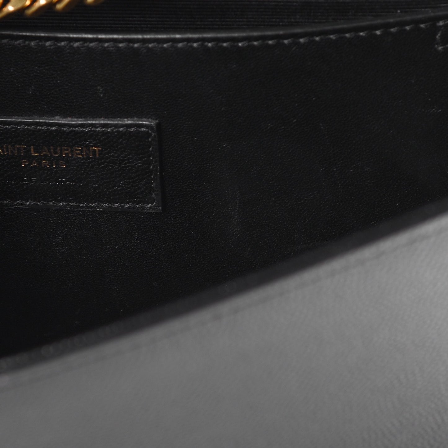 Grain De Poudre Medium Classic Monogram Kate Satchel Black