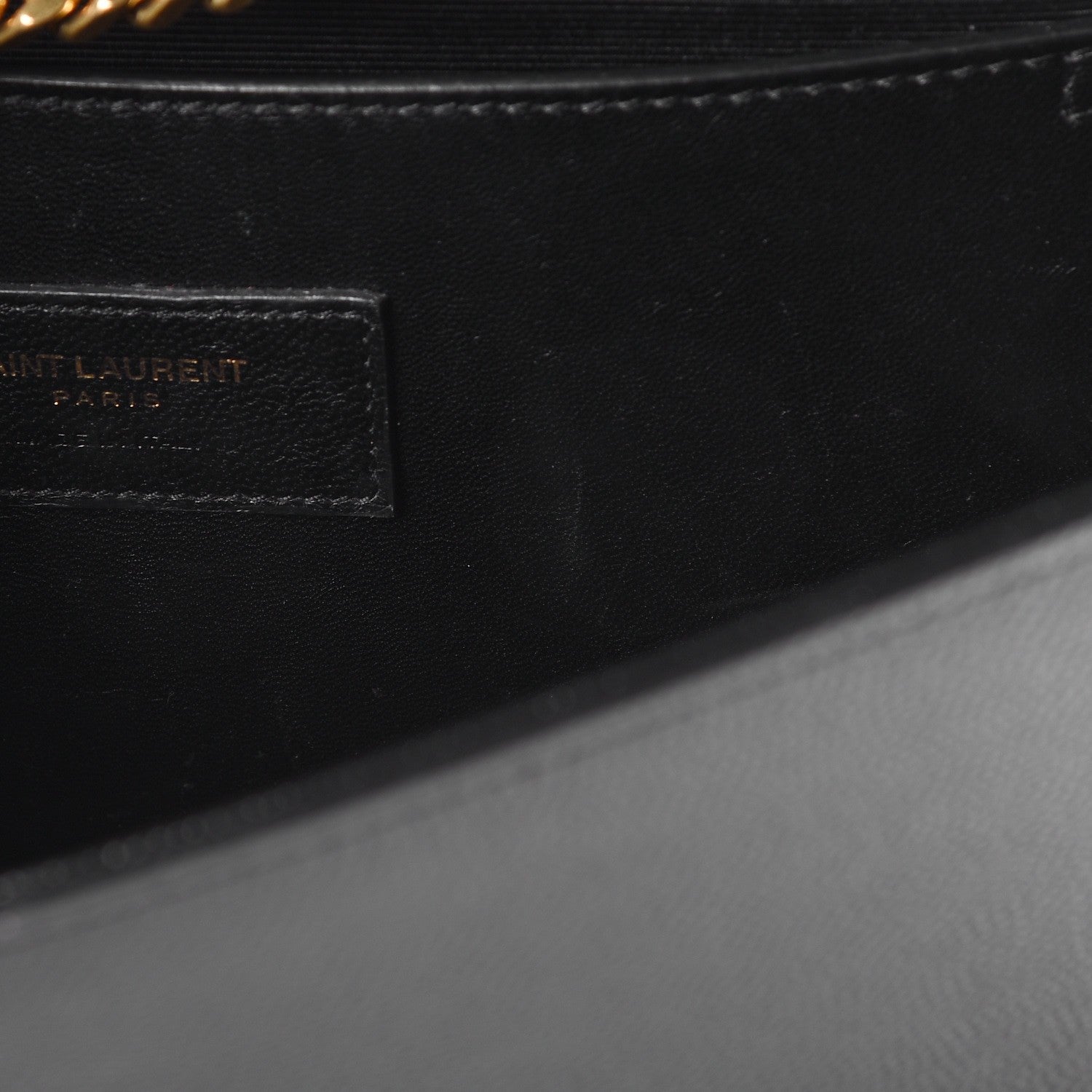 Saint Laurent Grain De Poudre Medium Classic Monogram Kate Satchel Black 10 of 11