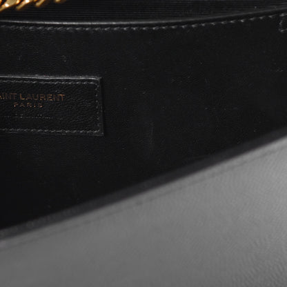 Saint Laurent Grain De Poudre Medium Classic Monogram Kate Satchel Black 10 of 11