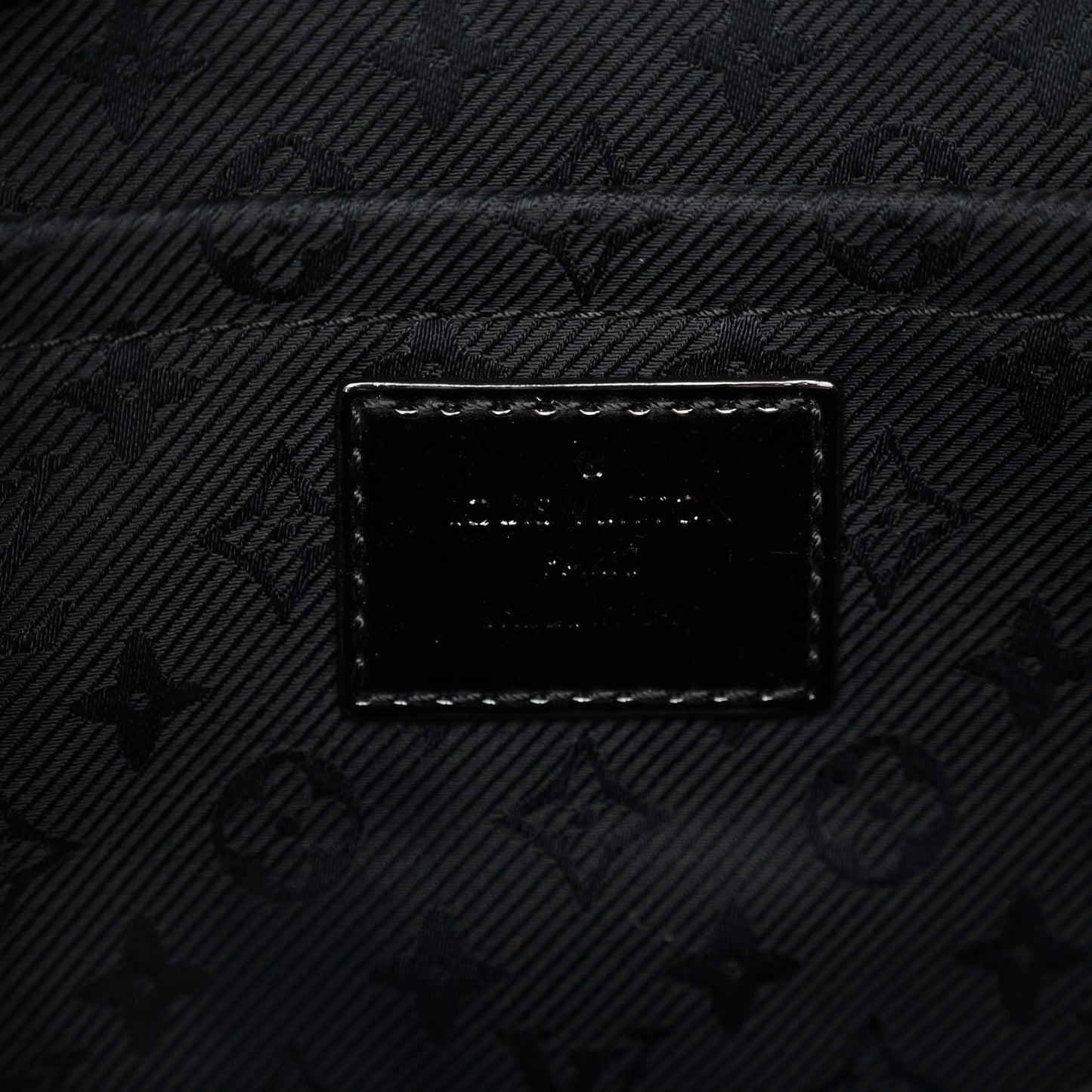 Calfskin Quilted Monogram Altair Clutch Black