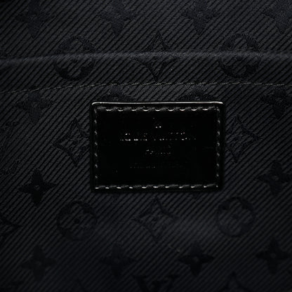 Louis Vuitton Calfskin Quilted Monogram Altair Clutch Black 7 of 10