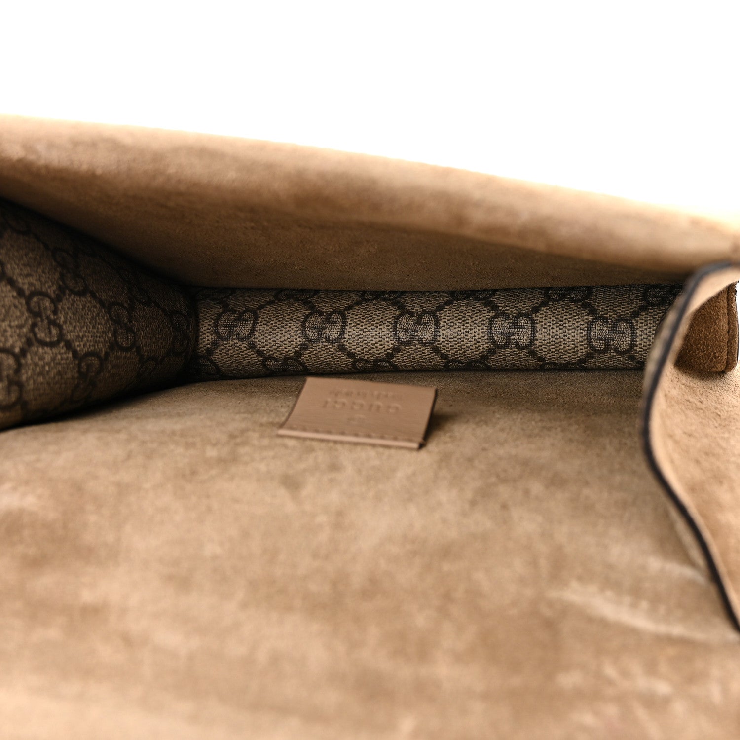 Gucci GG Supreme Monogram Mini Dionysus Shoulder Bag Taupe 5 of 12