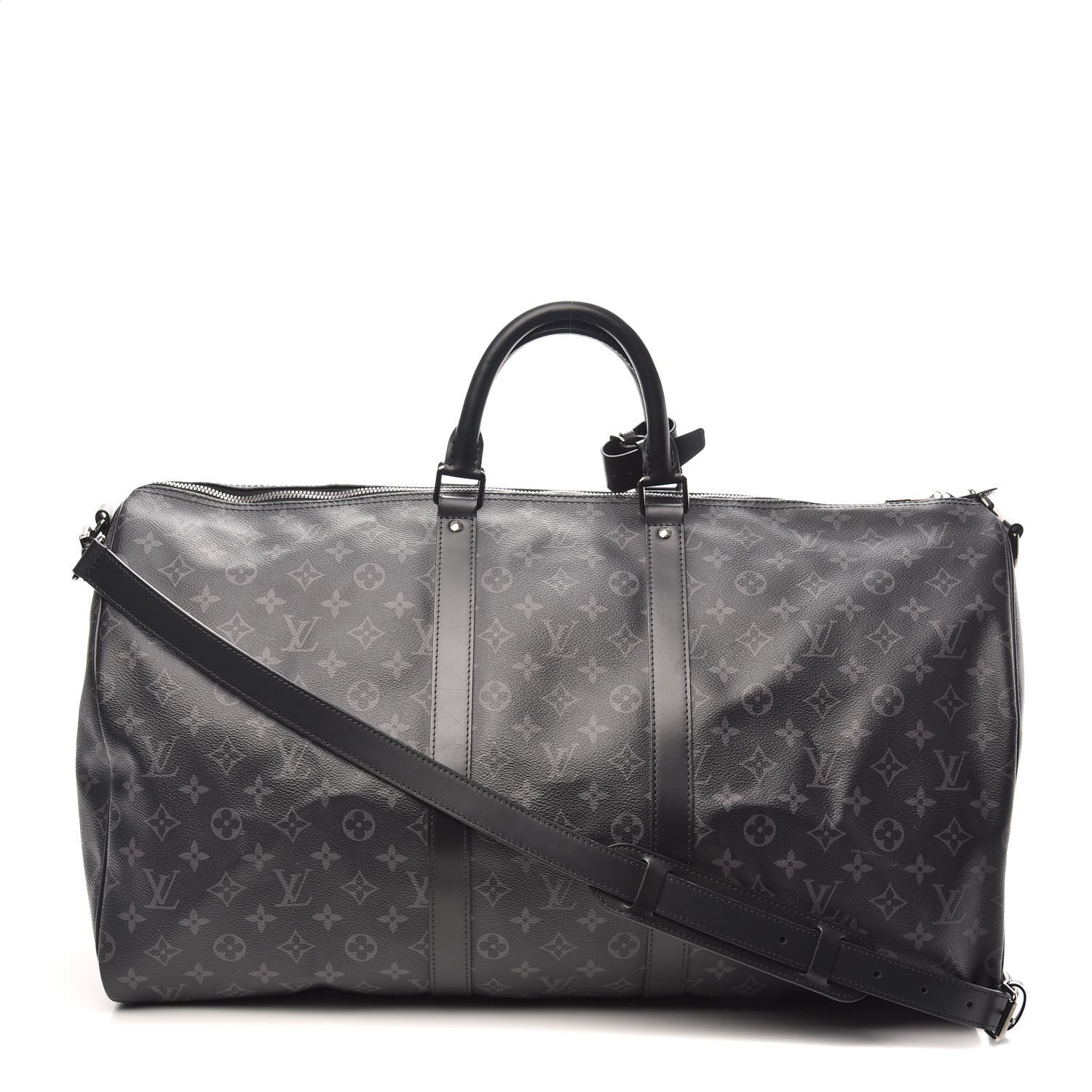 Louis Vuitton Monogram Eclipse Keepall Bandouliere 55 1 of 8