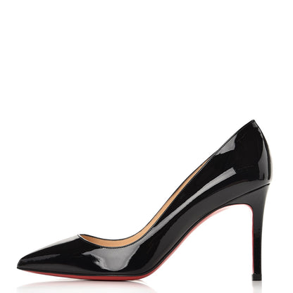 Christian Louboutin Patent Pigalle 85 Pumps 37.5 Black 1 of 9