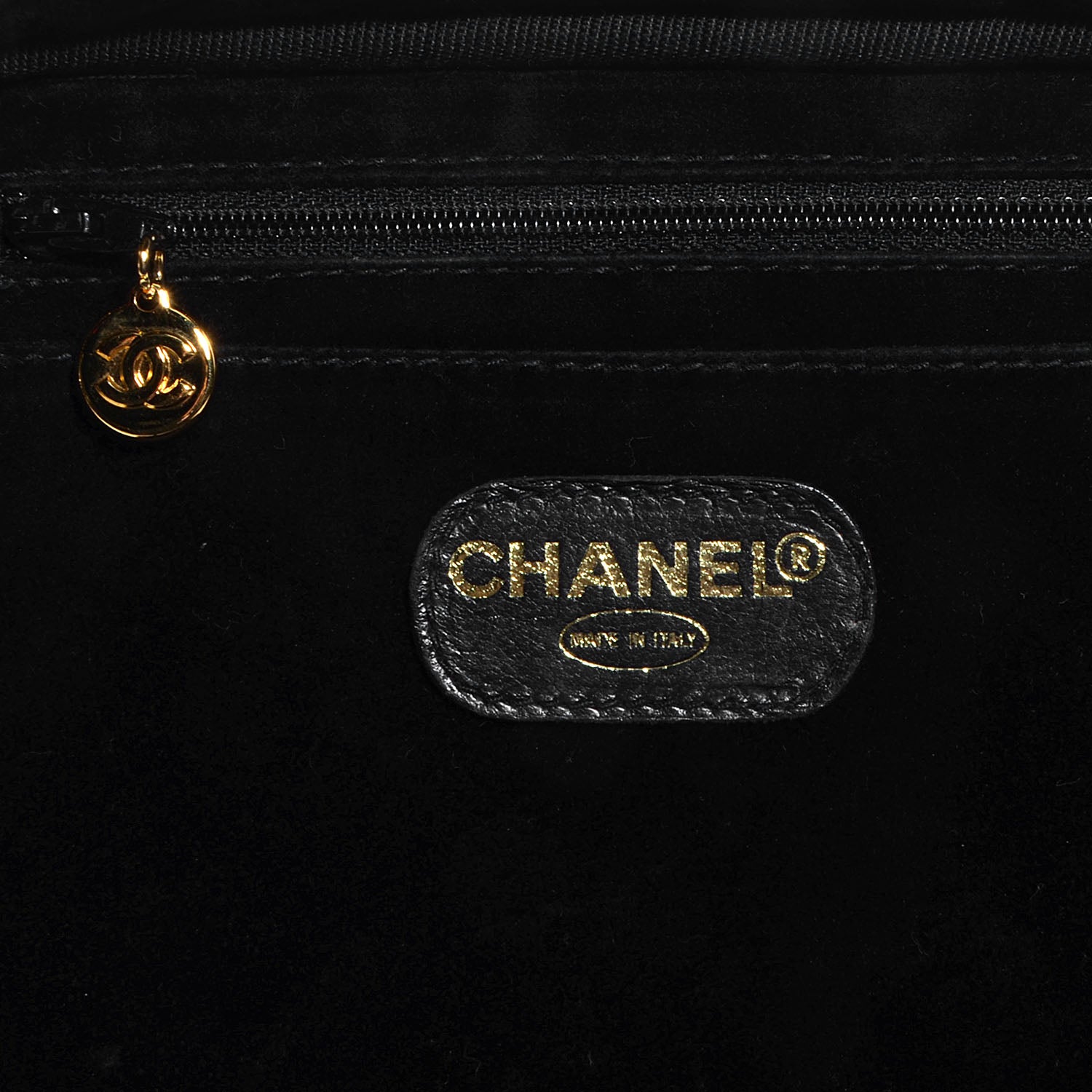 Chanel Patent Vanity Cosmetic Case Black 6 of 7