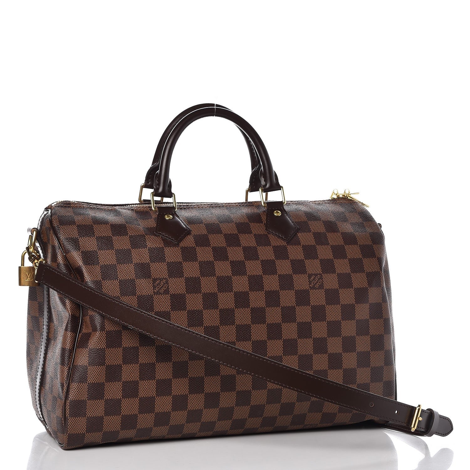 Louis Vuitton Damier Ebene Speedy Bandouliere 35 3 of 13