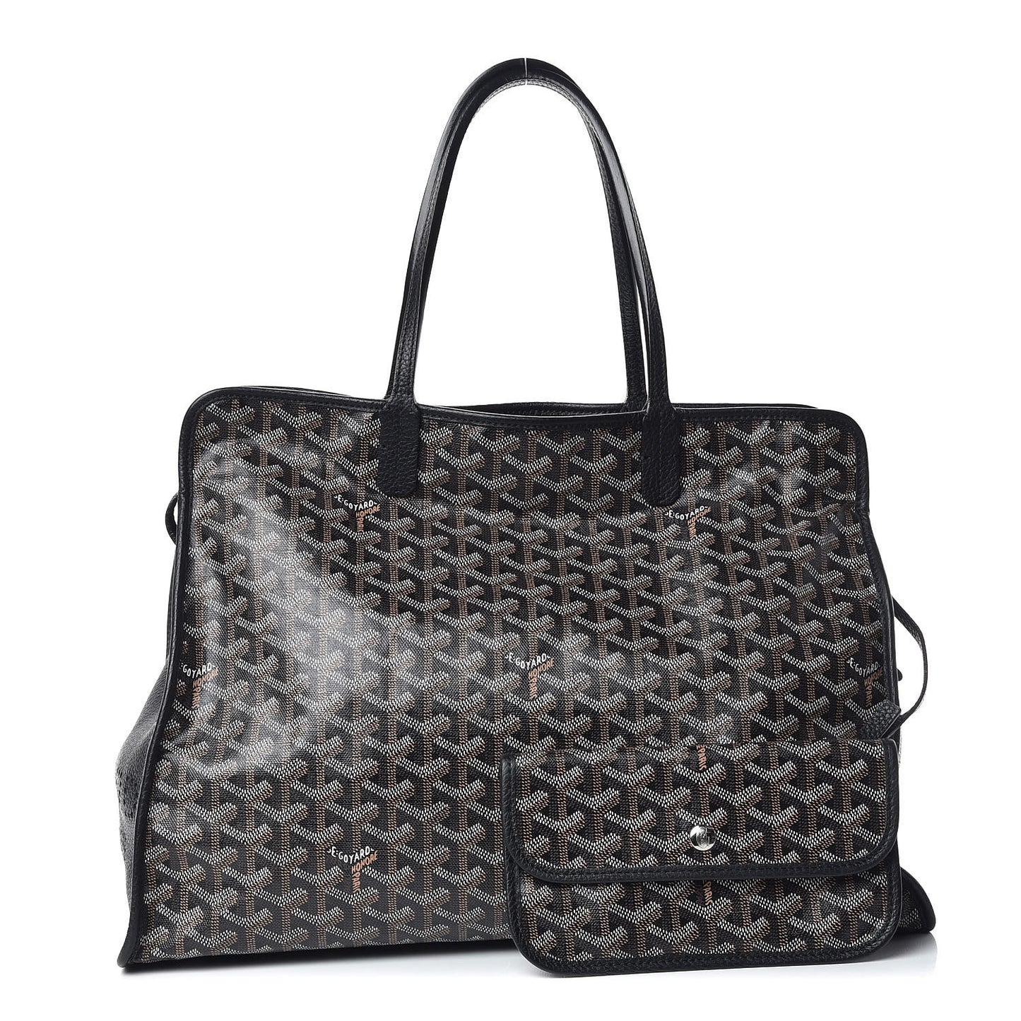 Goyardine Sac Hardy Pet Carrier PM Black