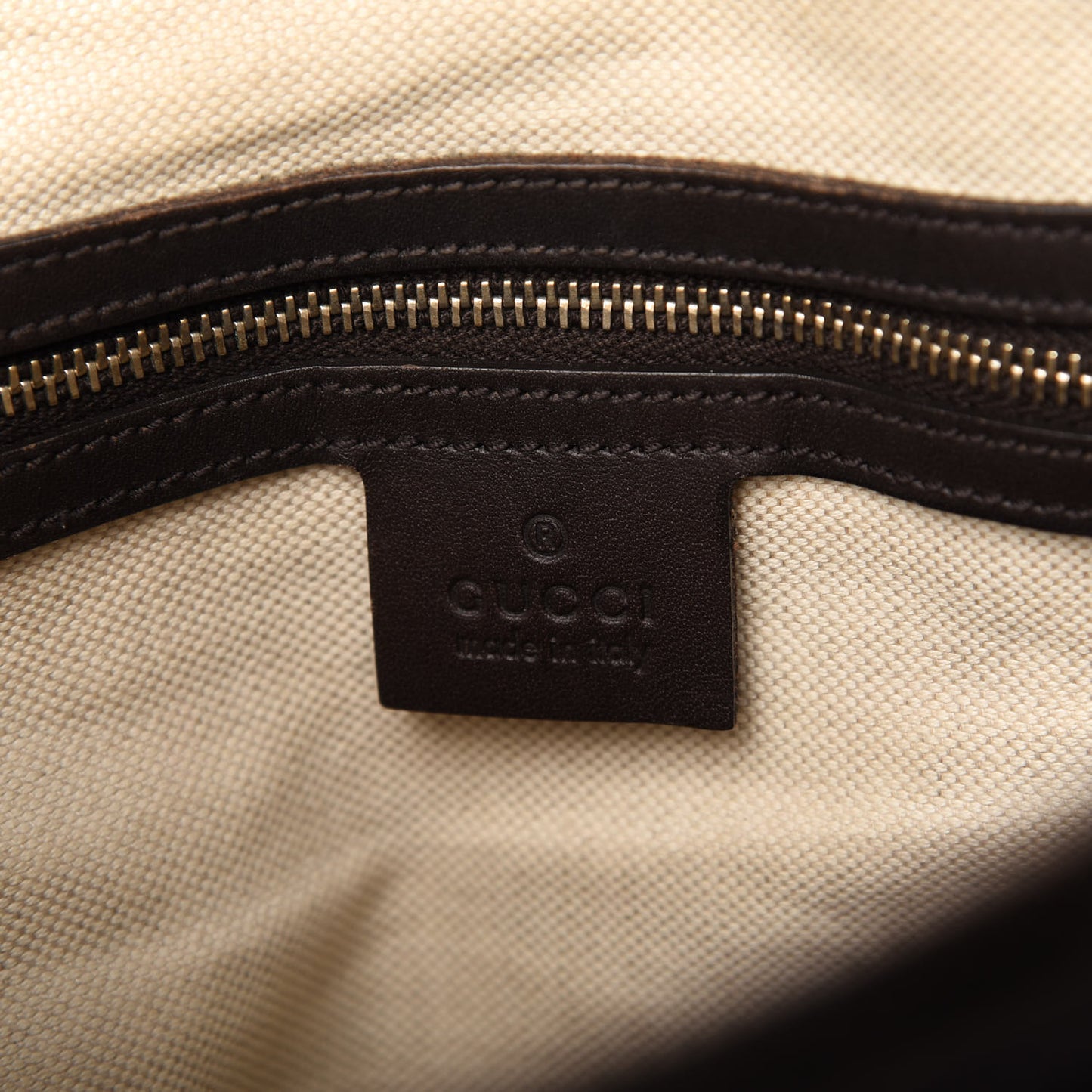 Monogram Vintage Web Medium Boston Dark Brown