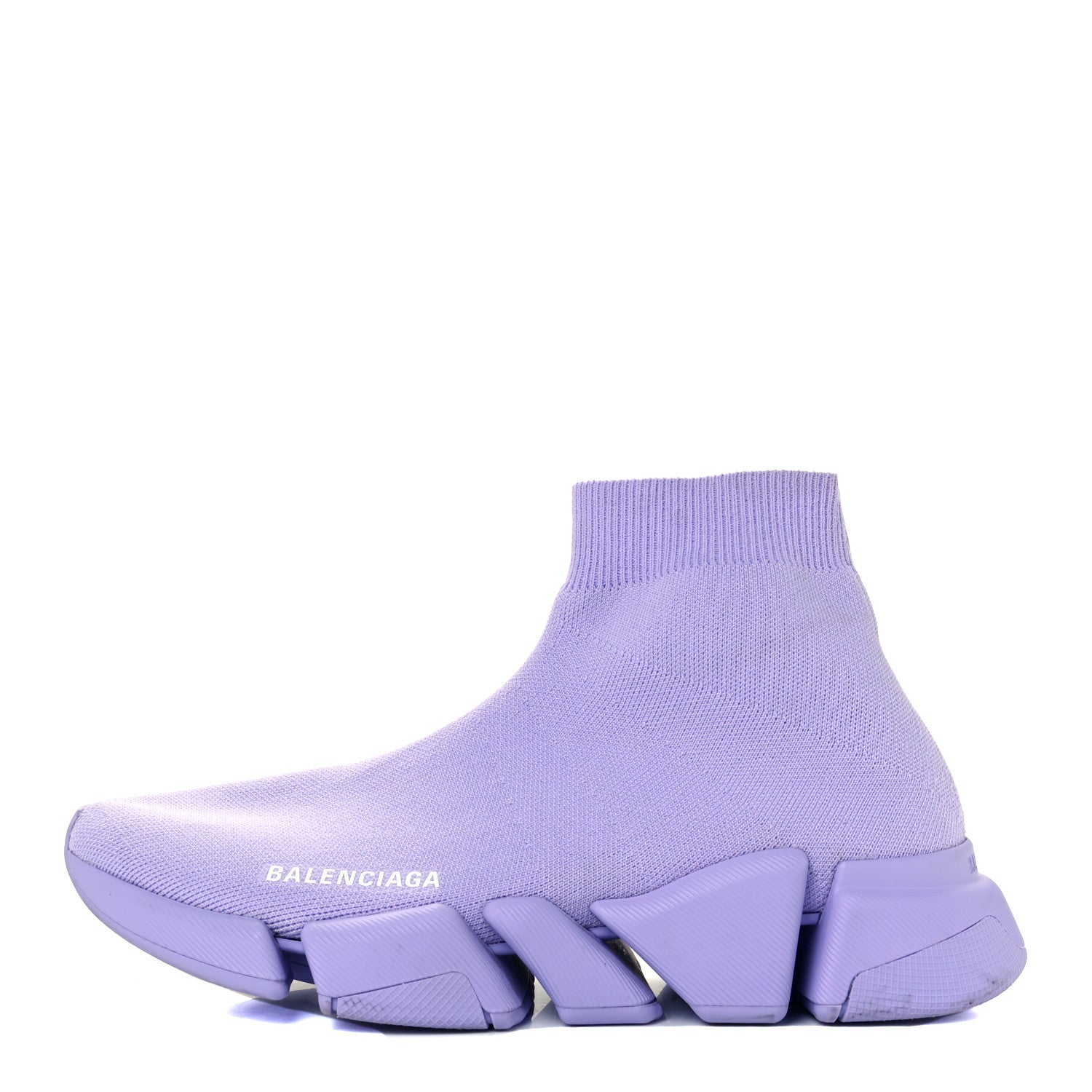 Balenciaga Technical 3D Recycled Knit Womens Speed 2.0 Sneakers 39 Monocolor Lilla 1 of 11