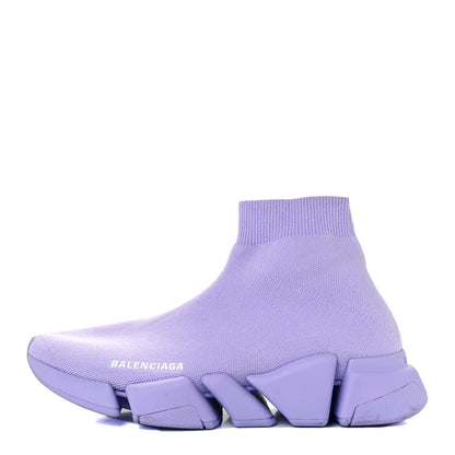 Balenciaga Technical 3D Recycled Knit Womens Speed 2.0 Sneakers 39 Monocolor Lilla 1 of 11