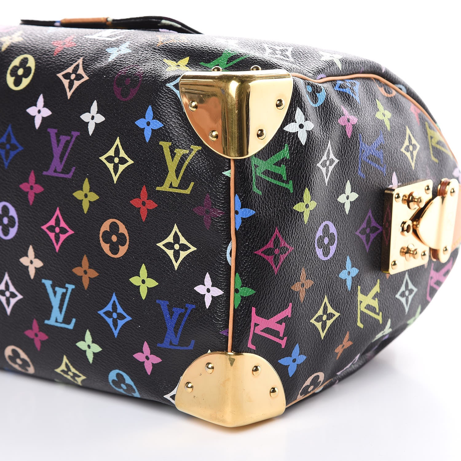 Louis Vuitton Monogram Multicolor Speedy 30 Black 9 of 14