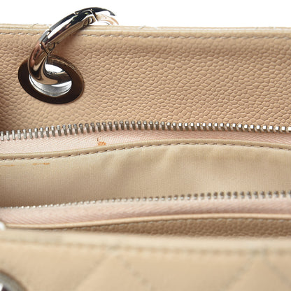 Chanel Caviar Quilted Grand Shopping Tote GST Beige Clair 17 of 23