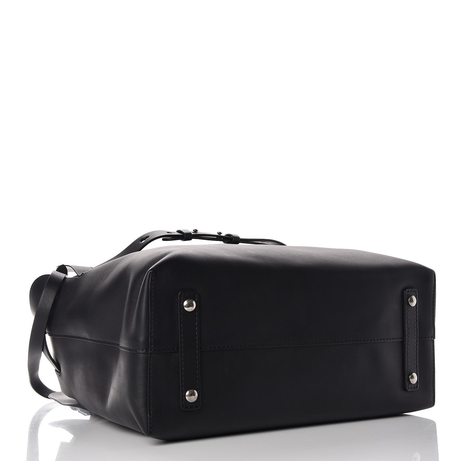 Burberry Soft Smooth Calfskin Medium Tote Black 5 of 11