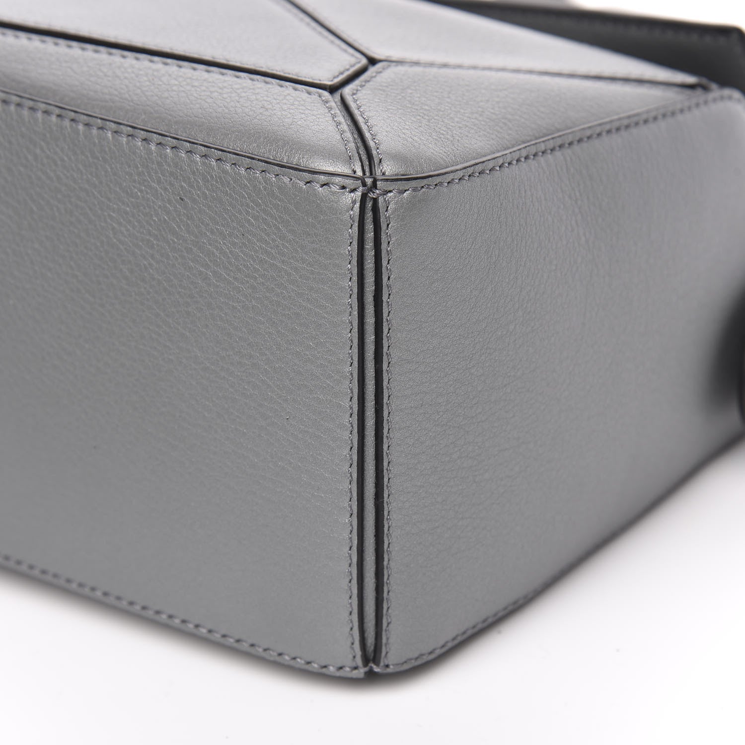 Loewe Calfskin Small Puzzle Bag Gunmetal 9 of 9