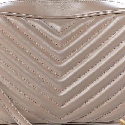 Saint Laurent Calfskin Matelasse Monogram Lou Camera Bag Dusty Grey 8 of 12