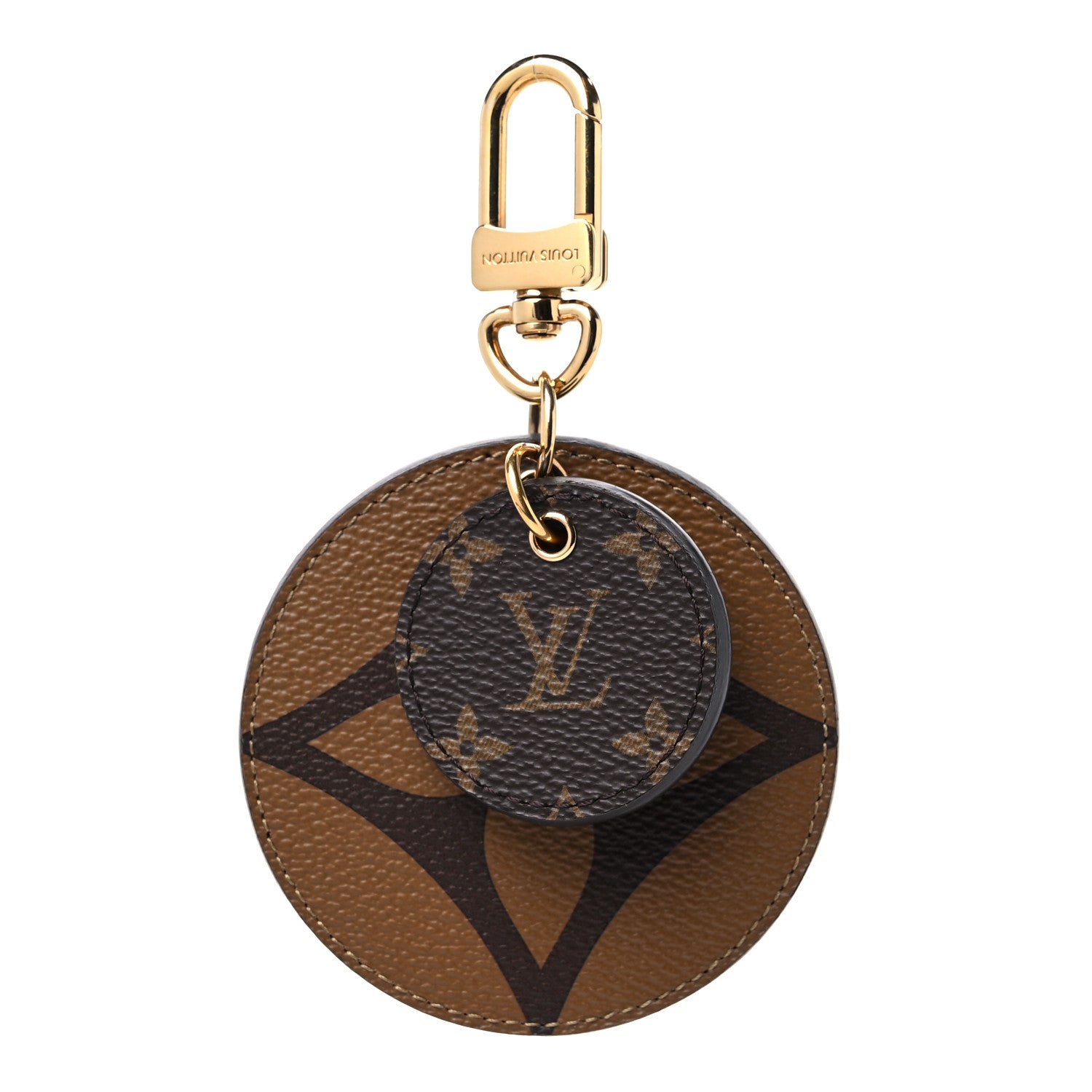 Louis Vuitton Monogram Reverse Key Holder Bag Charm 1 of 3