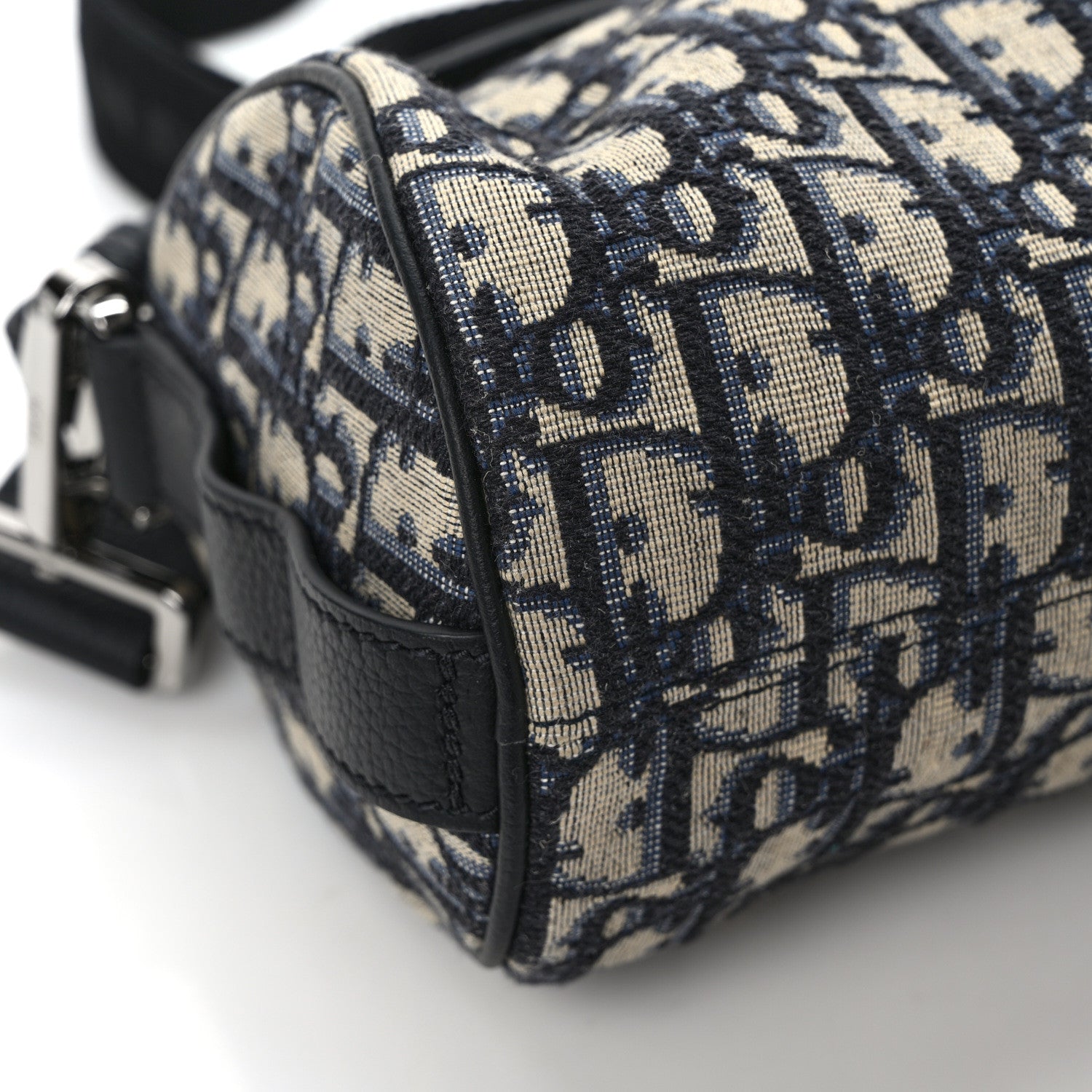 Christian Dior Oblique Mini Roller Messenger Bag Blue 9 of 10