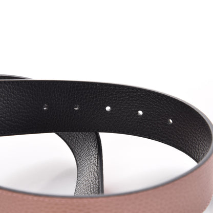Gucci Calfskin 1973 Reversible Belt 80 32 Black Pink 5 of 6