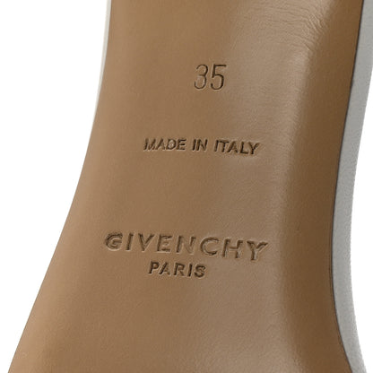 Givenchy Nappa G Woven 50mm Mules 35 Ivory 7 of 9