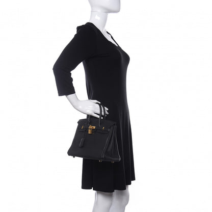 Hermes Togo Birkin 25 Black 2 of 36