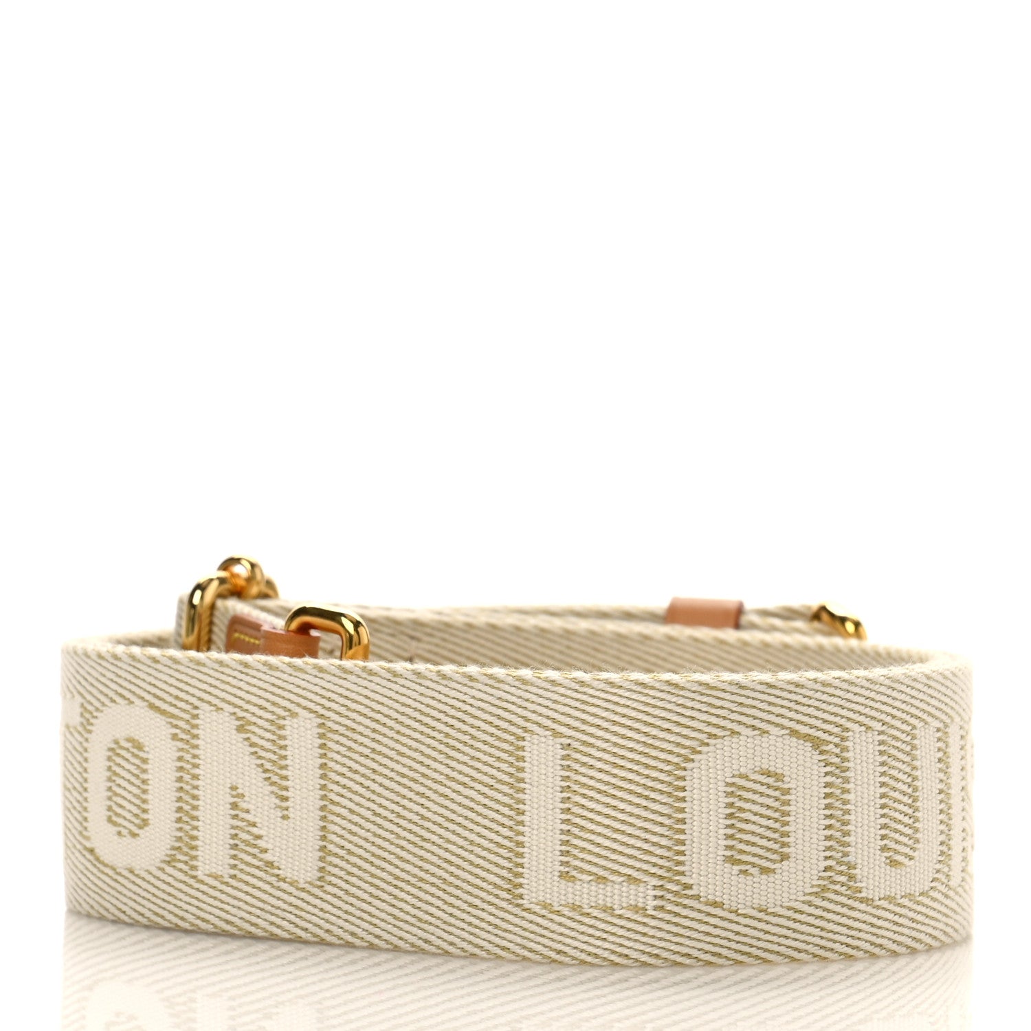 Louis Vuitton Monogram Utility Crossbody Bandouliere Shoulder Strap Beige 2 of 3