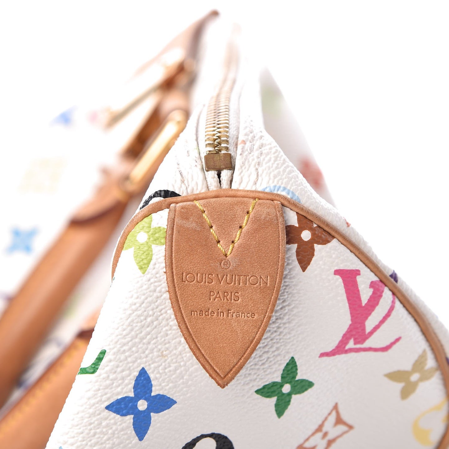 Monogram Multicolor Speedy 30 White
