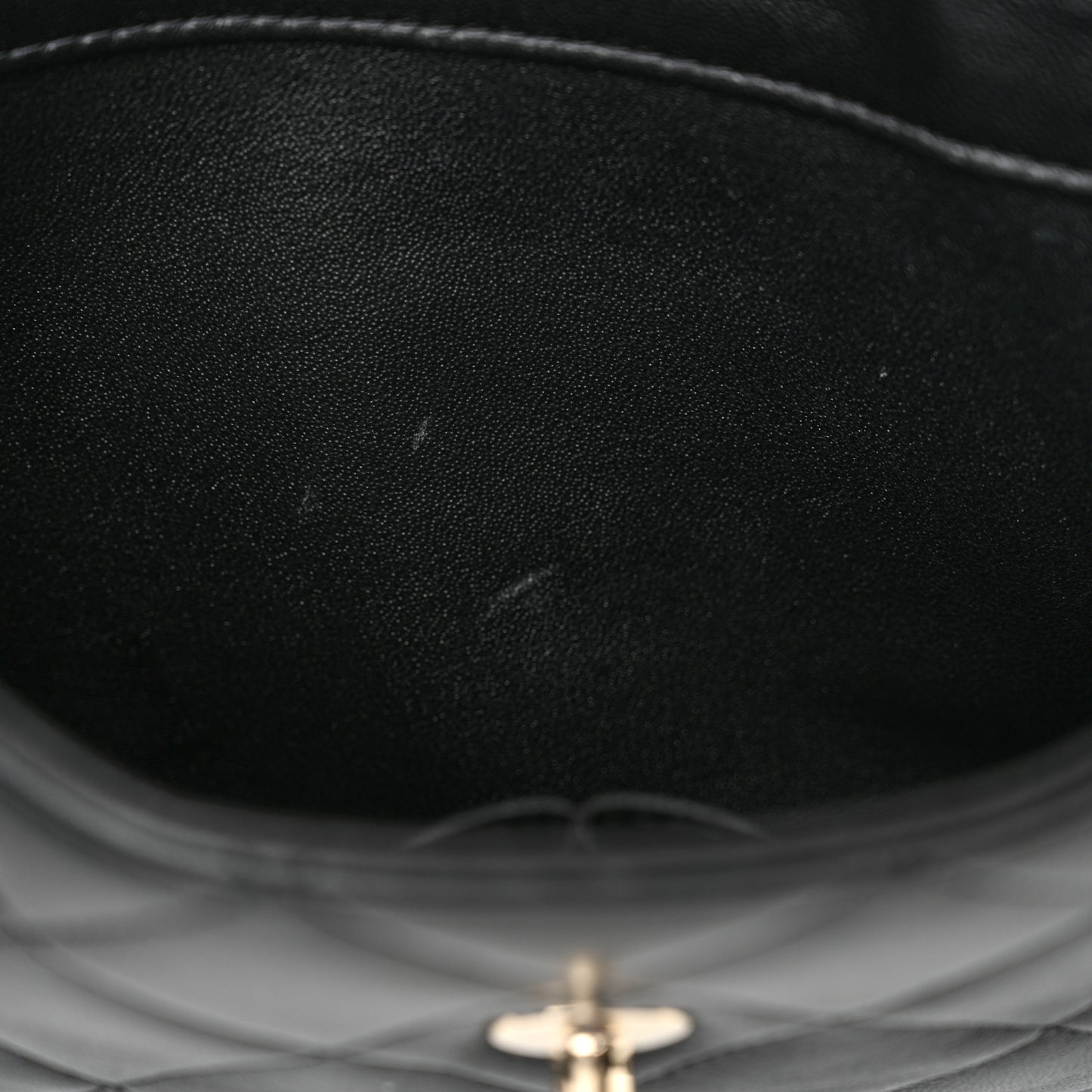 Lambskin Quilted Small Trendy CC Dual Handle Flap Bag Black
