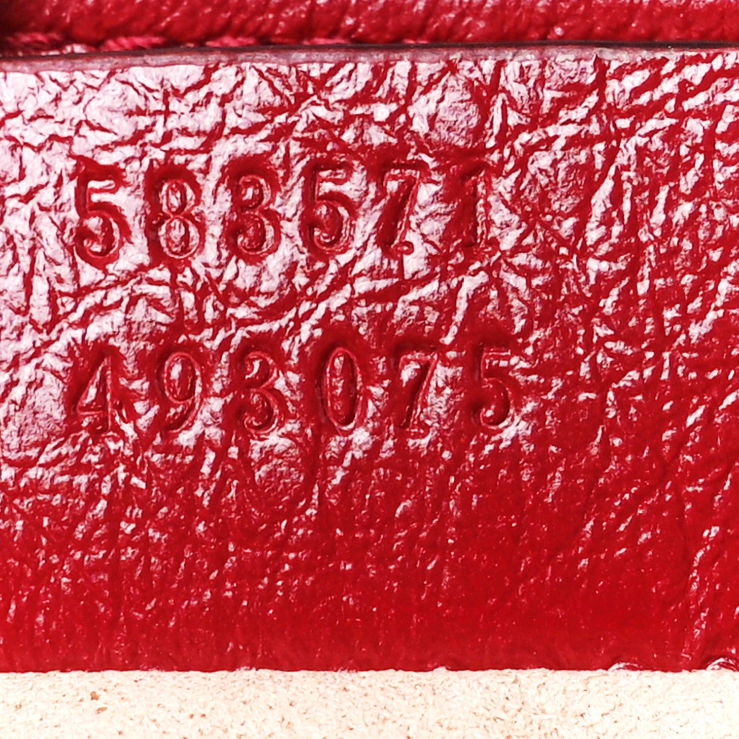 Gucci Monogram Glazed Calfskin Matelasse Diagonal Mini GG Marmont Top Handle Shoulder Bag Beige Ebony New Cherry Red 7 of 12