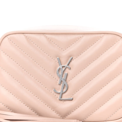 Saint Laurent Calfskin Matelasse Monogram Lou Belt Bag Rose Poudre 10 of 11