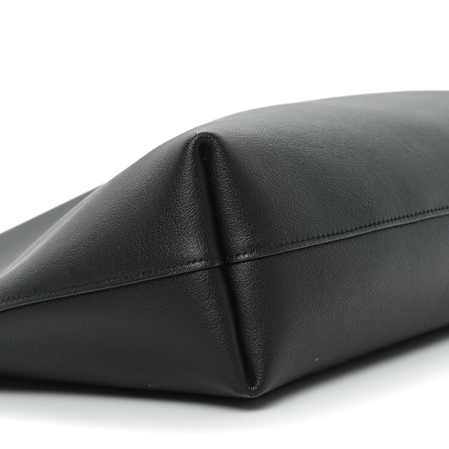 Saint Laurent Calfskin North-South Shopping Tote Black 10 of 12