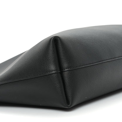 Saint Laurent Calfskin North-South Shopping Tote Black 10 of 12
