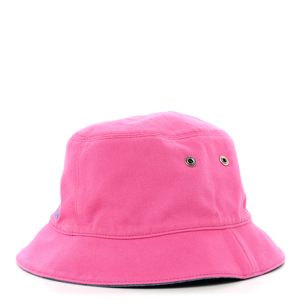 Louis Vuitton Monogram Denim Reversible Bucket Hat 58 Blue Pink